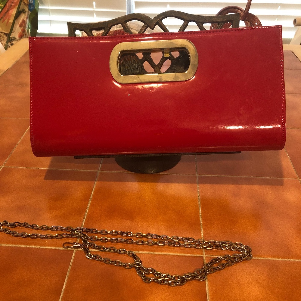 Forever 21 Cherry Red Clutch